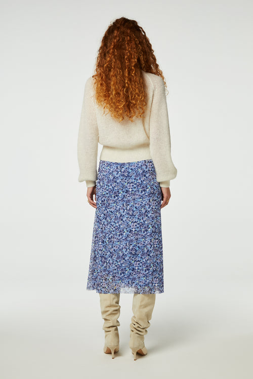 Jessy Midi Skirt | Violetta/Black