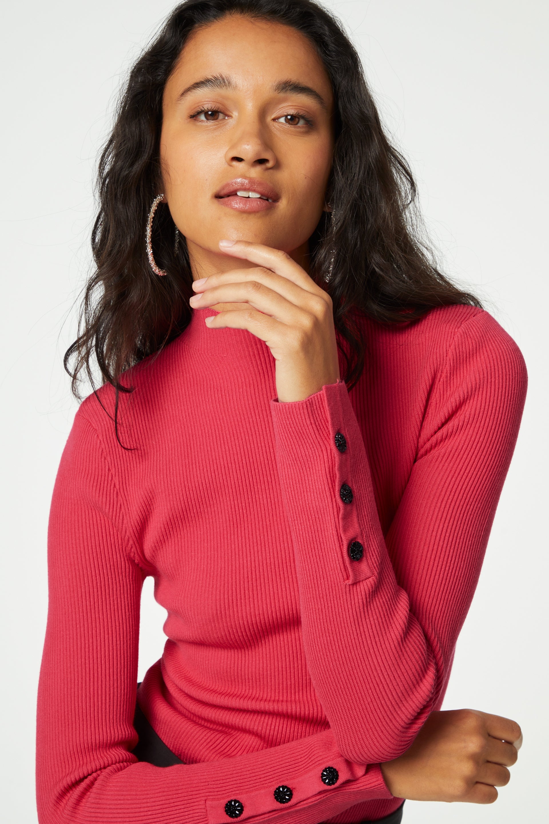 Lila Pullover | Jazzy Pink