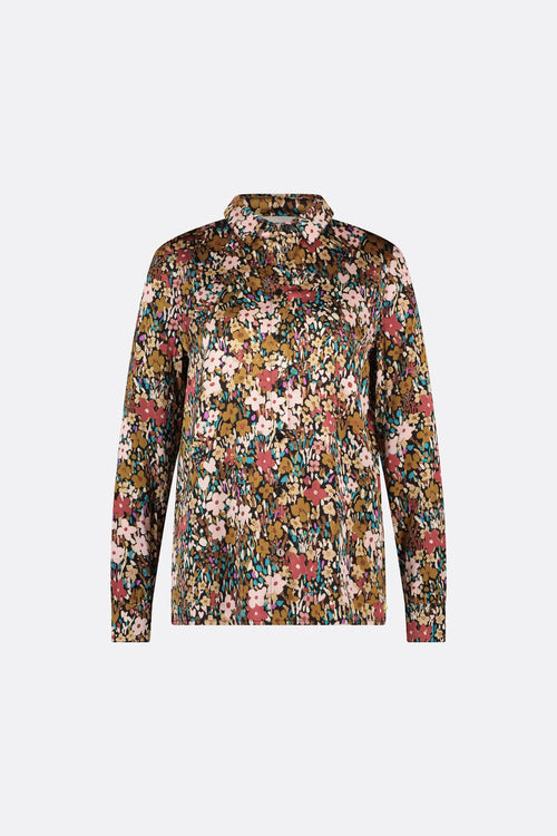 Lot Blouse | Black/Ra Ra Raspberr