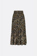 Louise Tess  Skirt | Black/Rattan