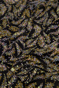 Louise Tess  Skirt | Black/Rattan