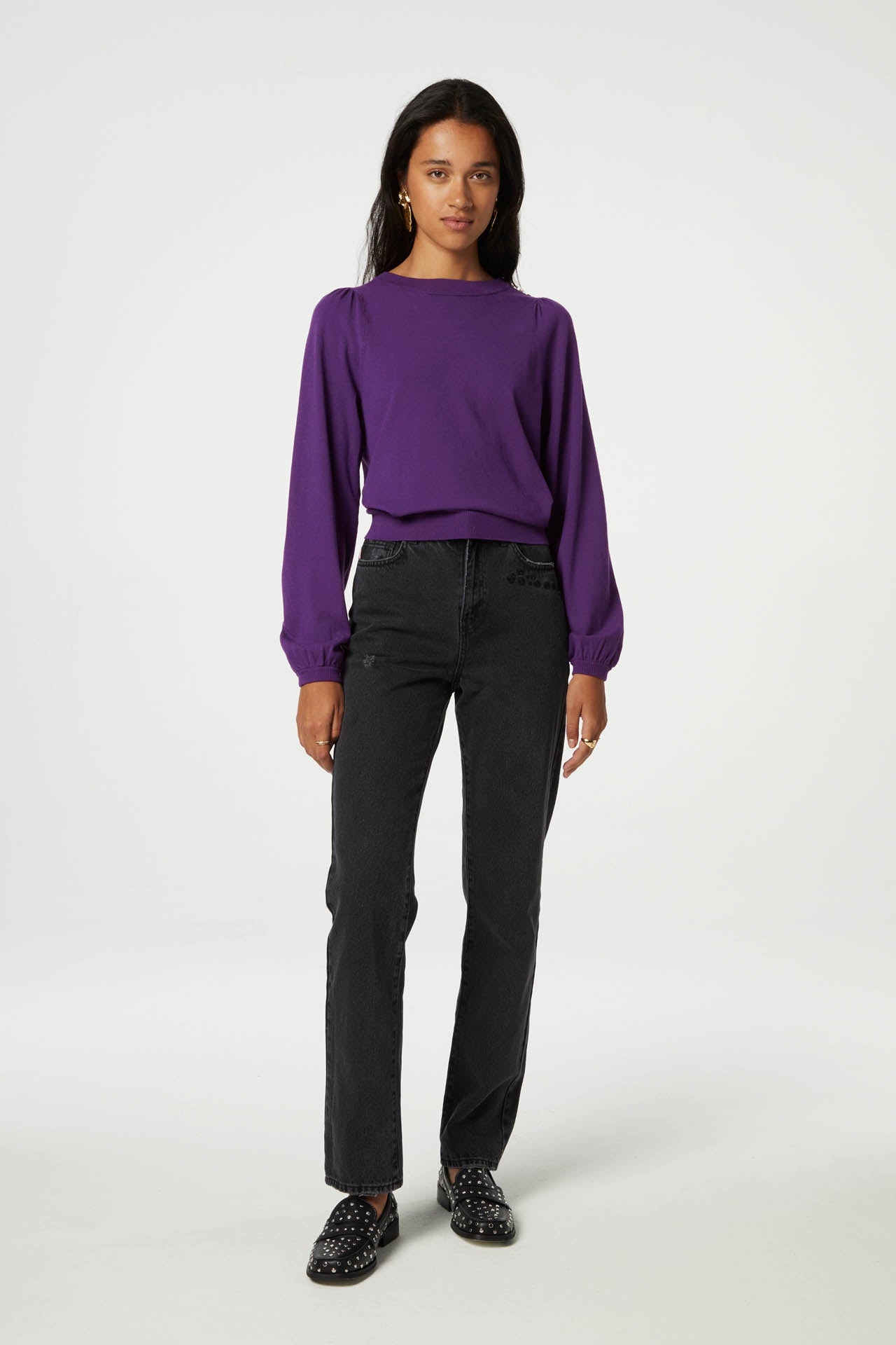 Milly Pullover | Eggplant