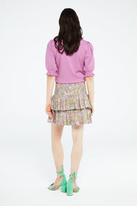 Mary Skirt | Sandy Beach/Pink Can