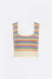Heather Bralette | Multi Stripe