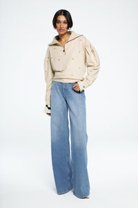 Zina Sweater | Oatmeal/Lemon