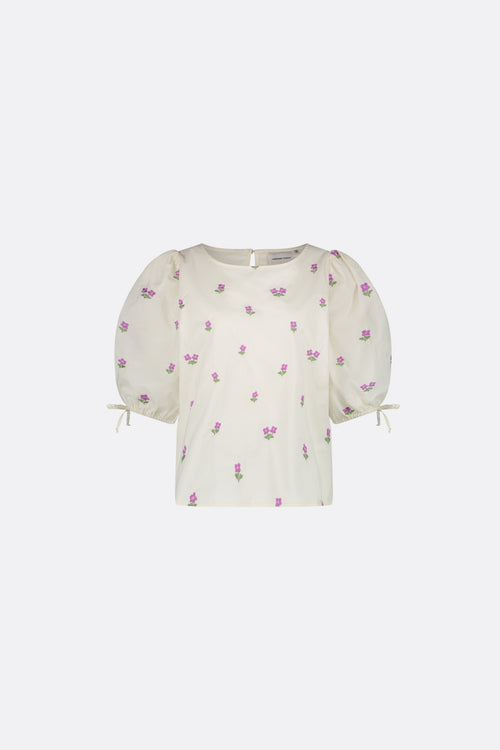 Jascha Embro Top | Buttercream