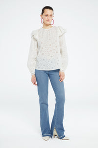 Bailey Top | Cream White