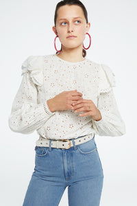 Bailey Top | Cream White