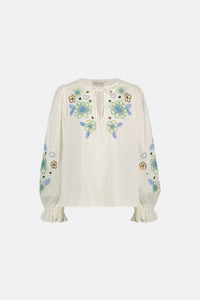 Caroline Top | Cream White