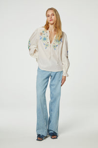 Caroline Top | Cream White