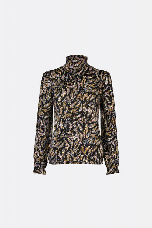 Billy Top | Black/Rattan