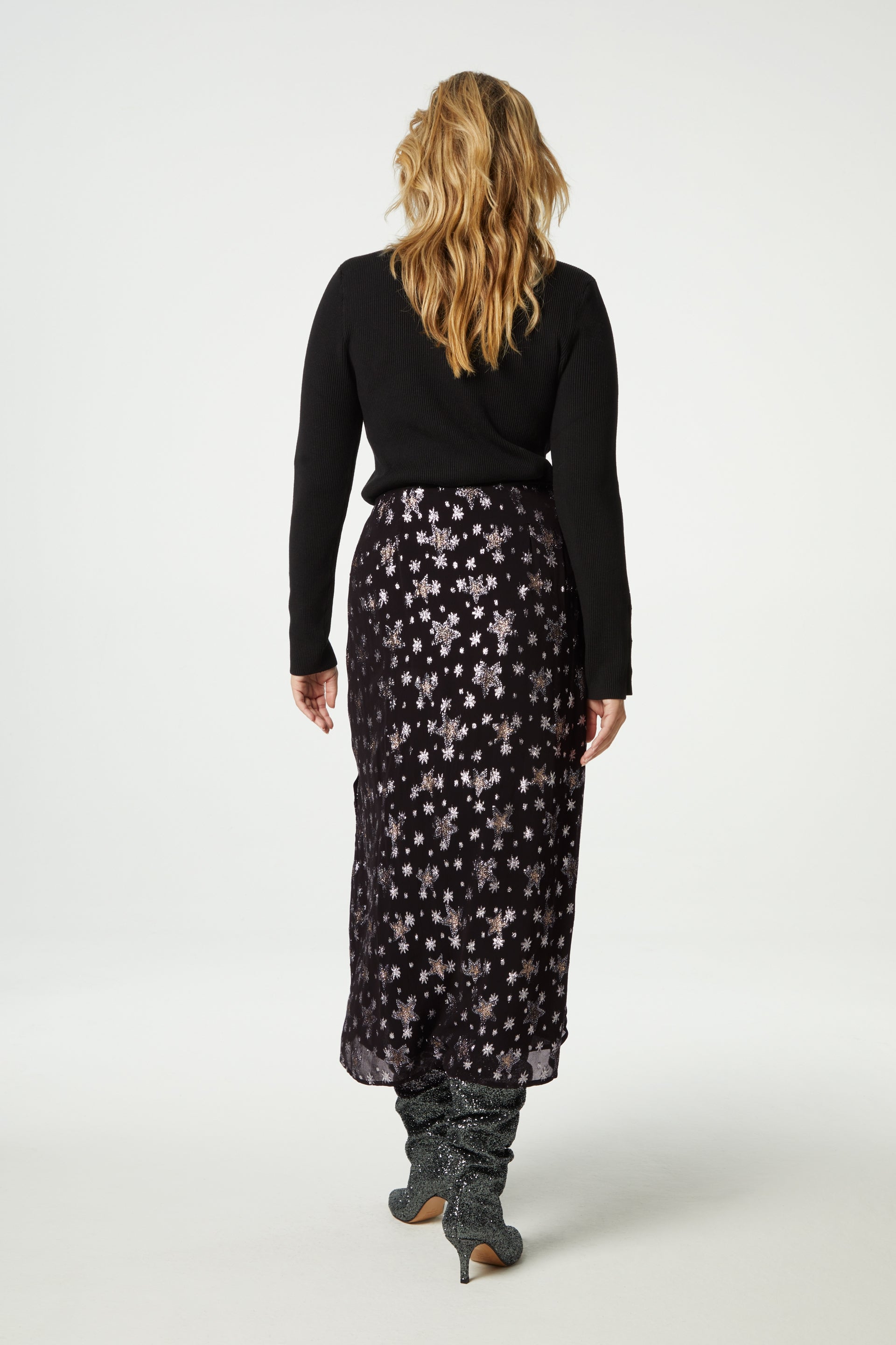 Lydia Skirt | Black/Silver