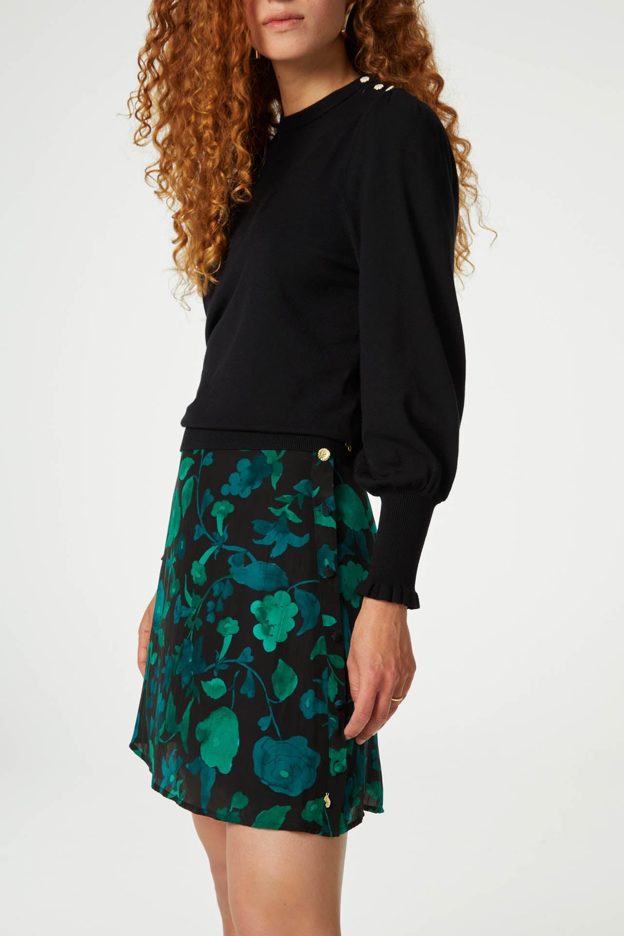 Lydia Short Skirt | Bright Teal/Tasty Te