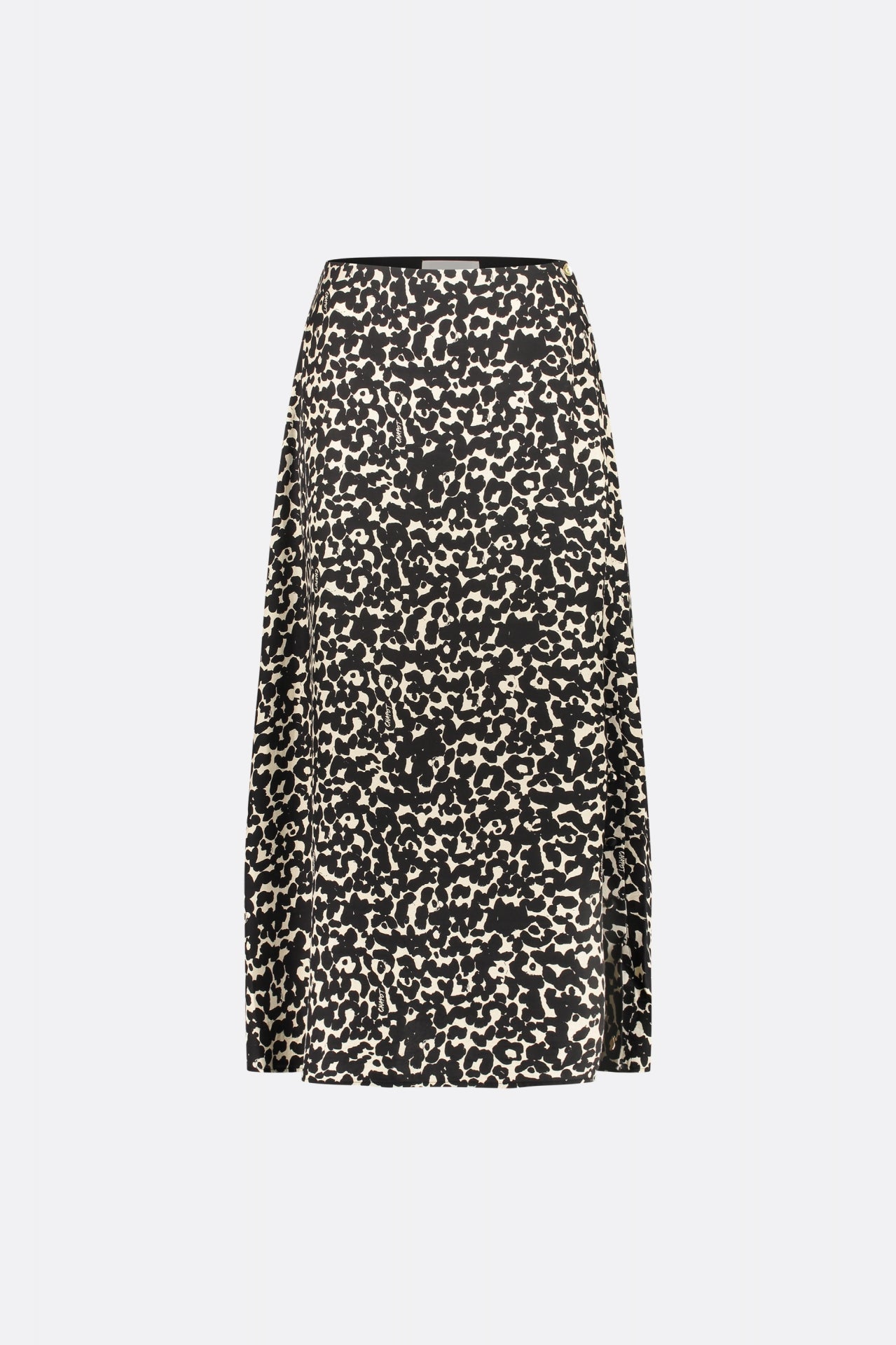 Lydia Skirt | Black/Oat Melange