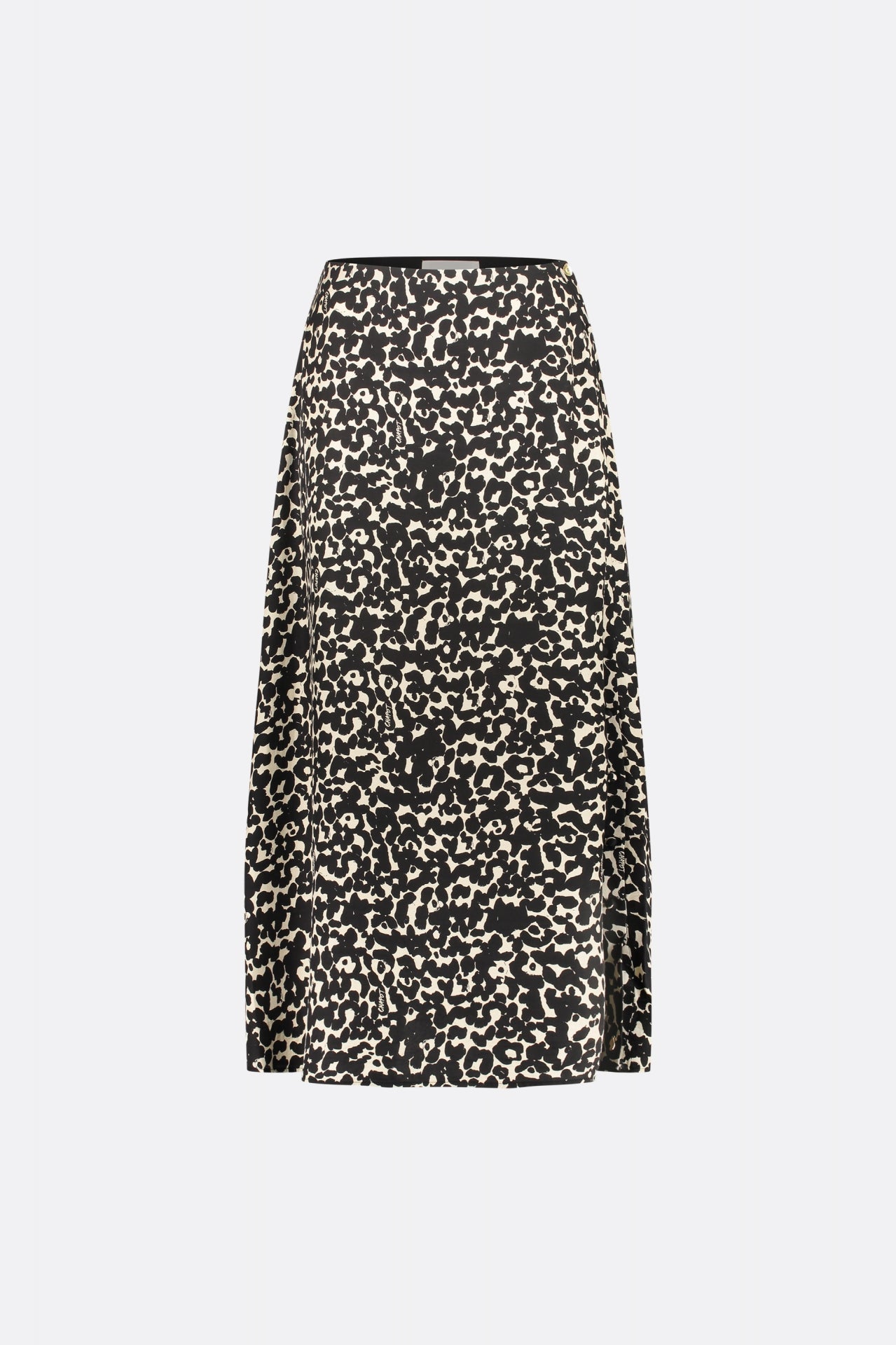 Lydia Skirt | Black/Oat Melange