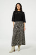 Lydia Skirt | Black/Oat Melange