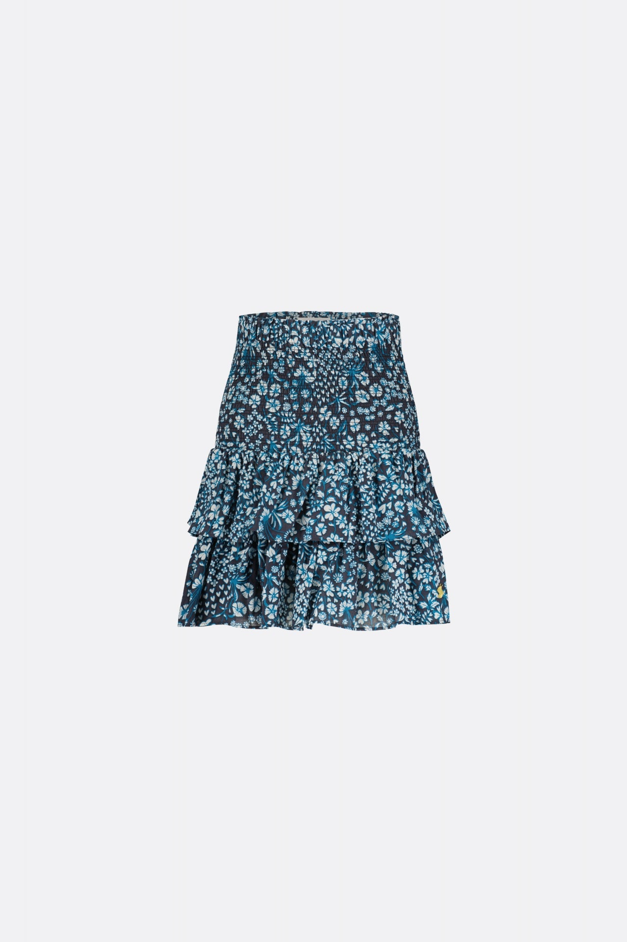 Mary Skirt | Tasty Teal/Cream Whi