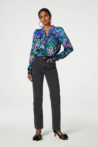 Didi Top | Black/Feeling Green