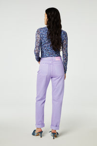 Kasia Top | Violetta/Black