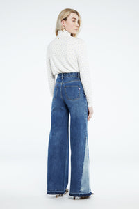 Jade Top | Cream White/Riad Blu