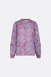 Hollie Blouse | Aubergine/Pink Mirag