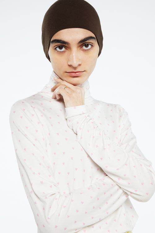 Jade Top | Cream White/Slush Pu