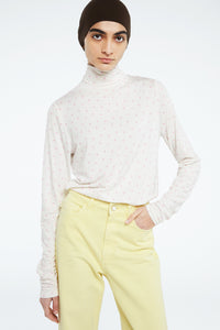 Jade Top | Cream White/Slush Pu