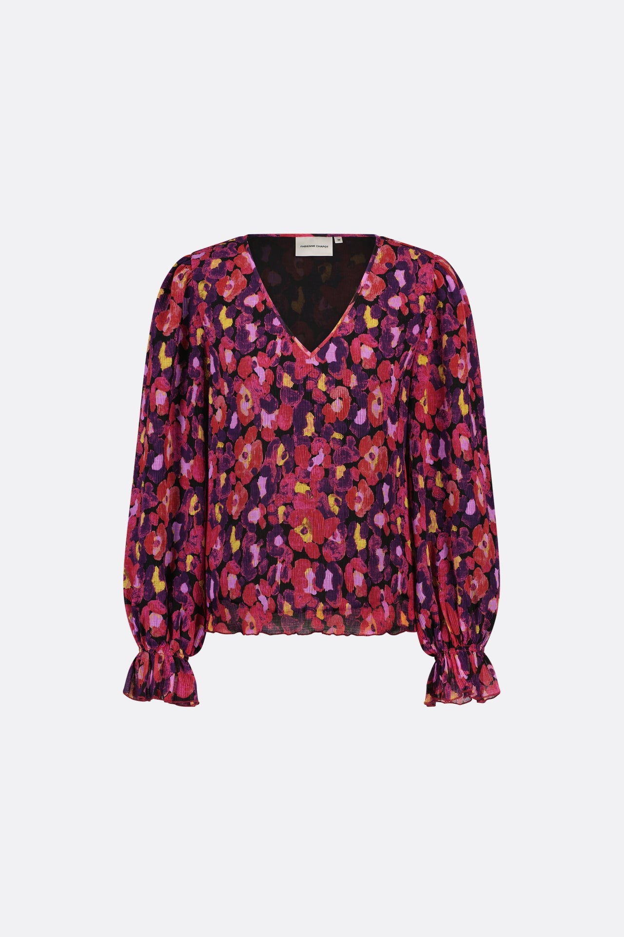 Pauletta Top | Sunset Orange/Black