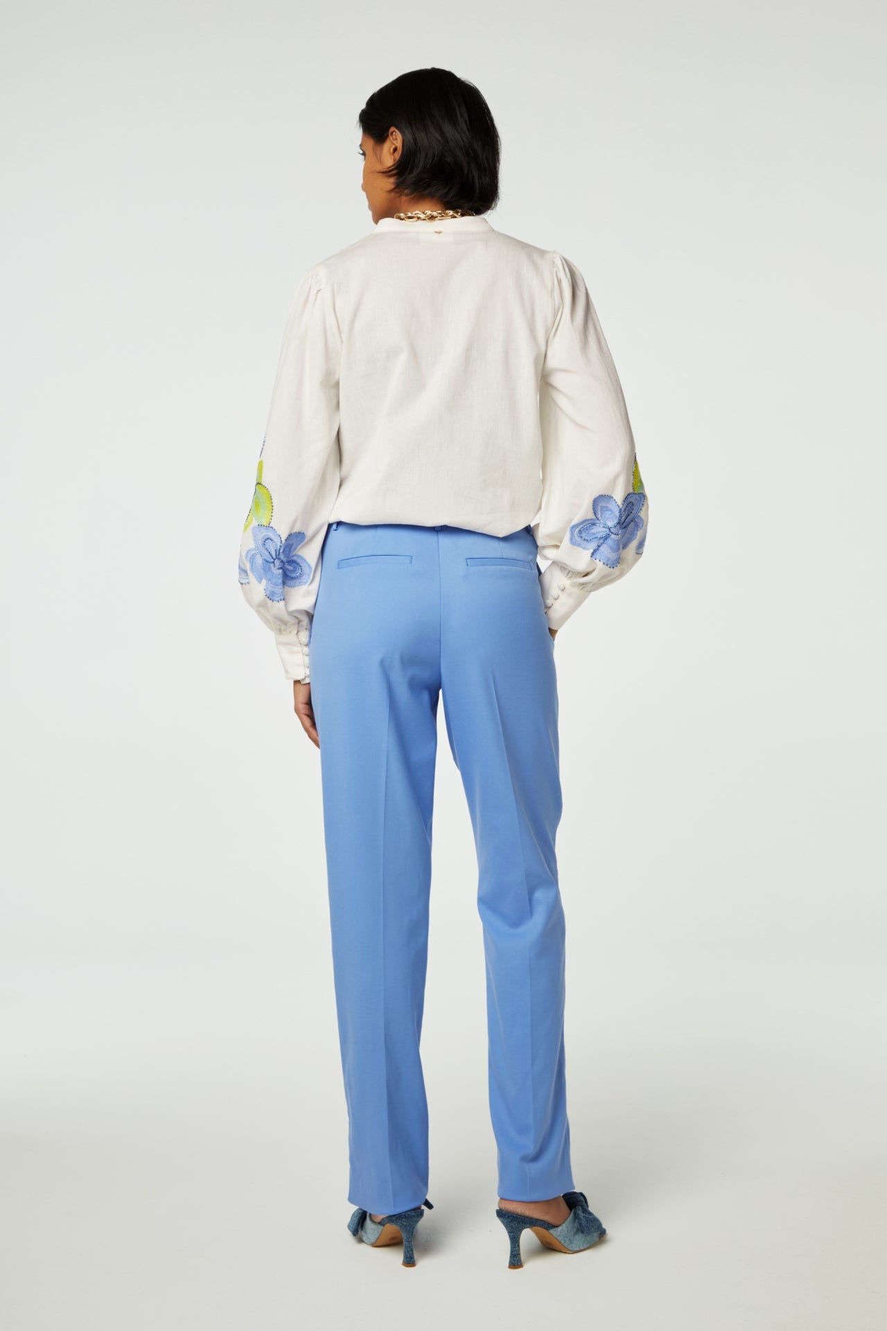 Elliot Trousers | Cornflower Blue
