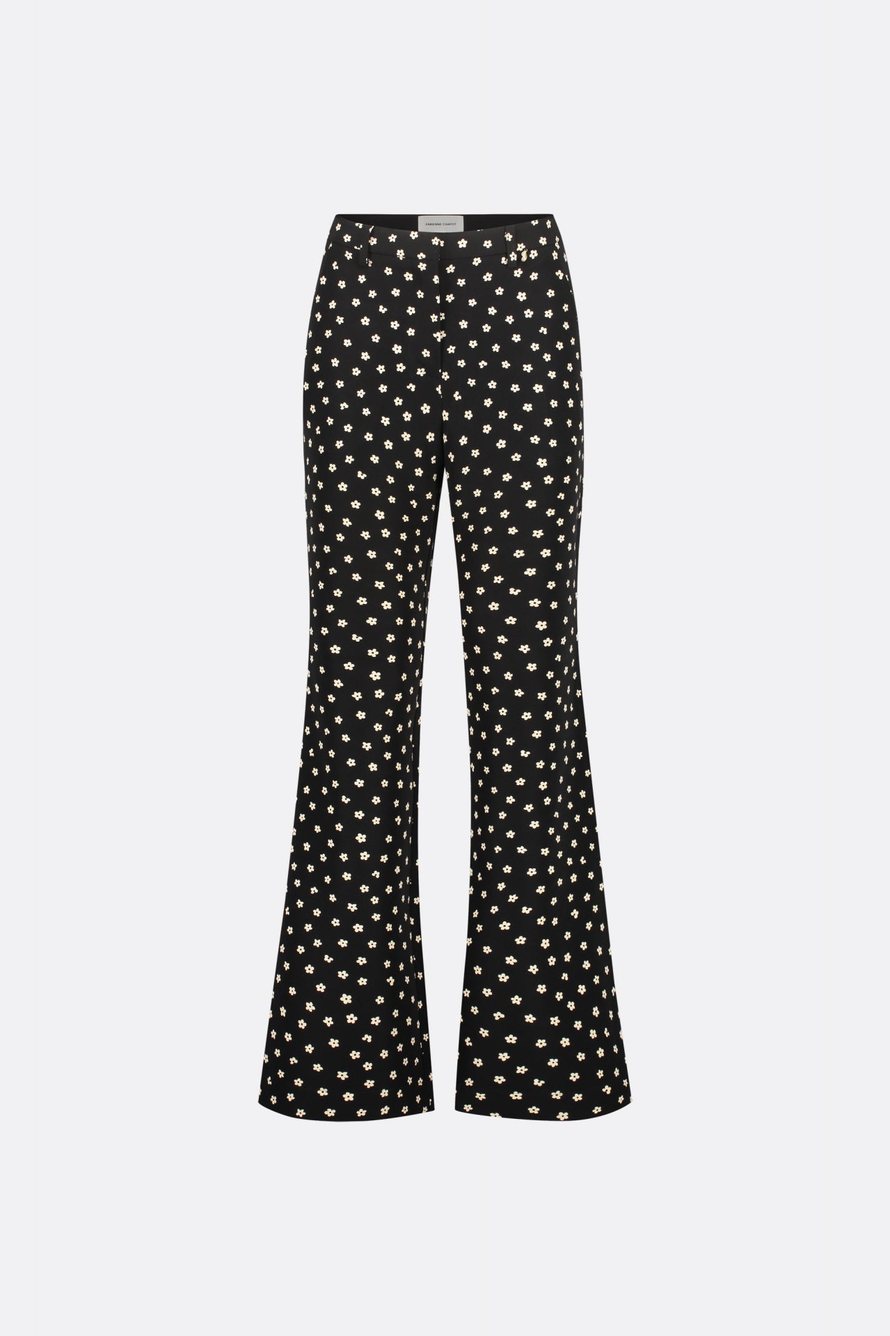 Puck Trousers | Black/Oat Melange