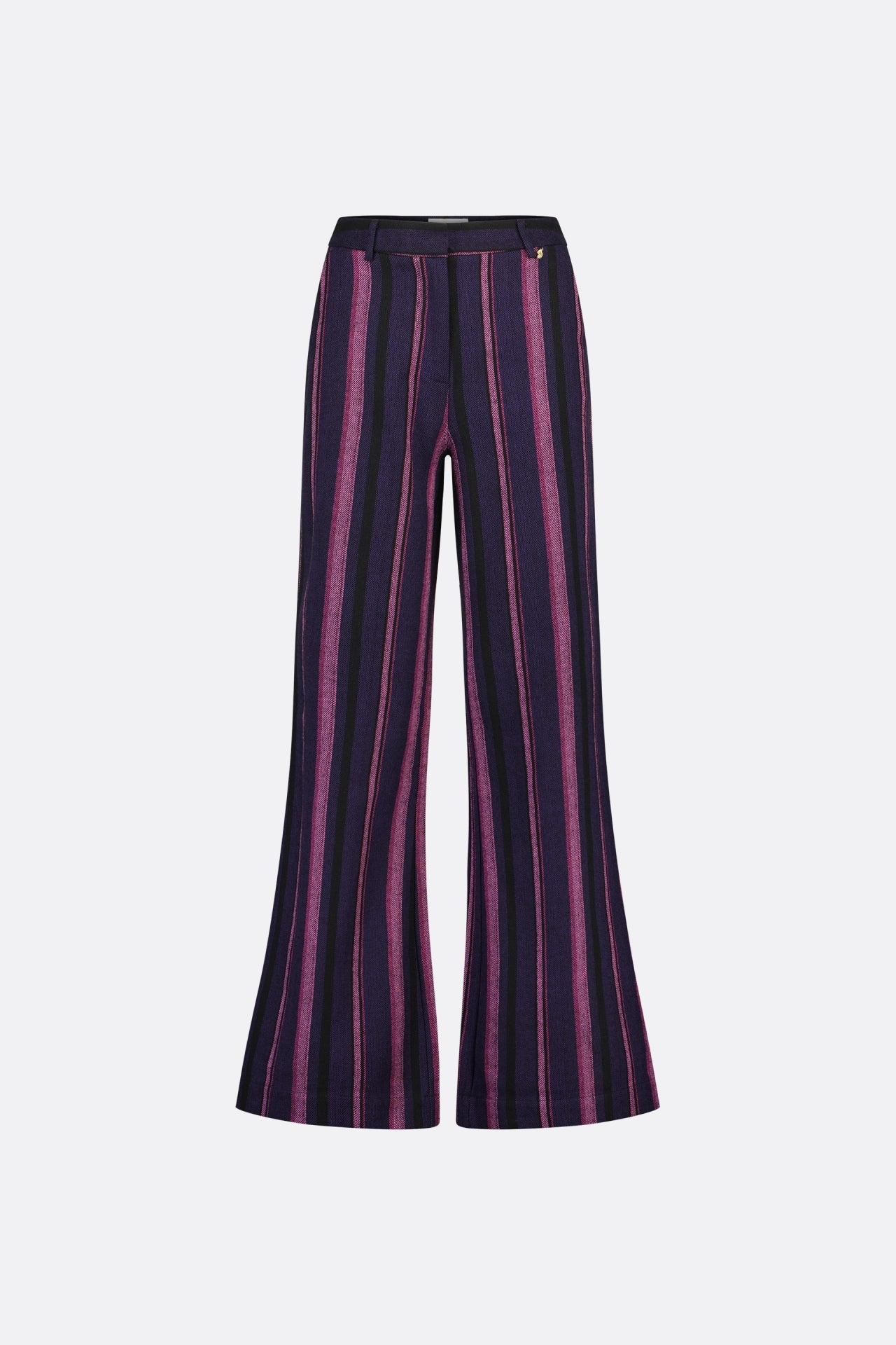 Remi Trousers | Eggplant/Multi