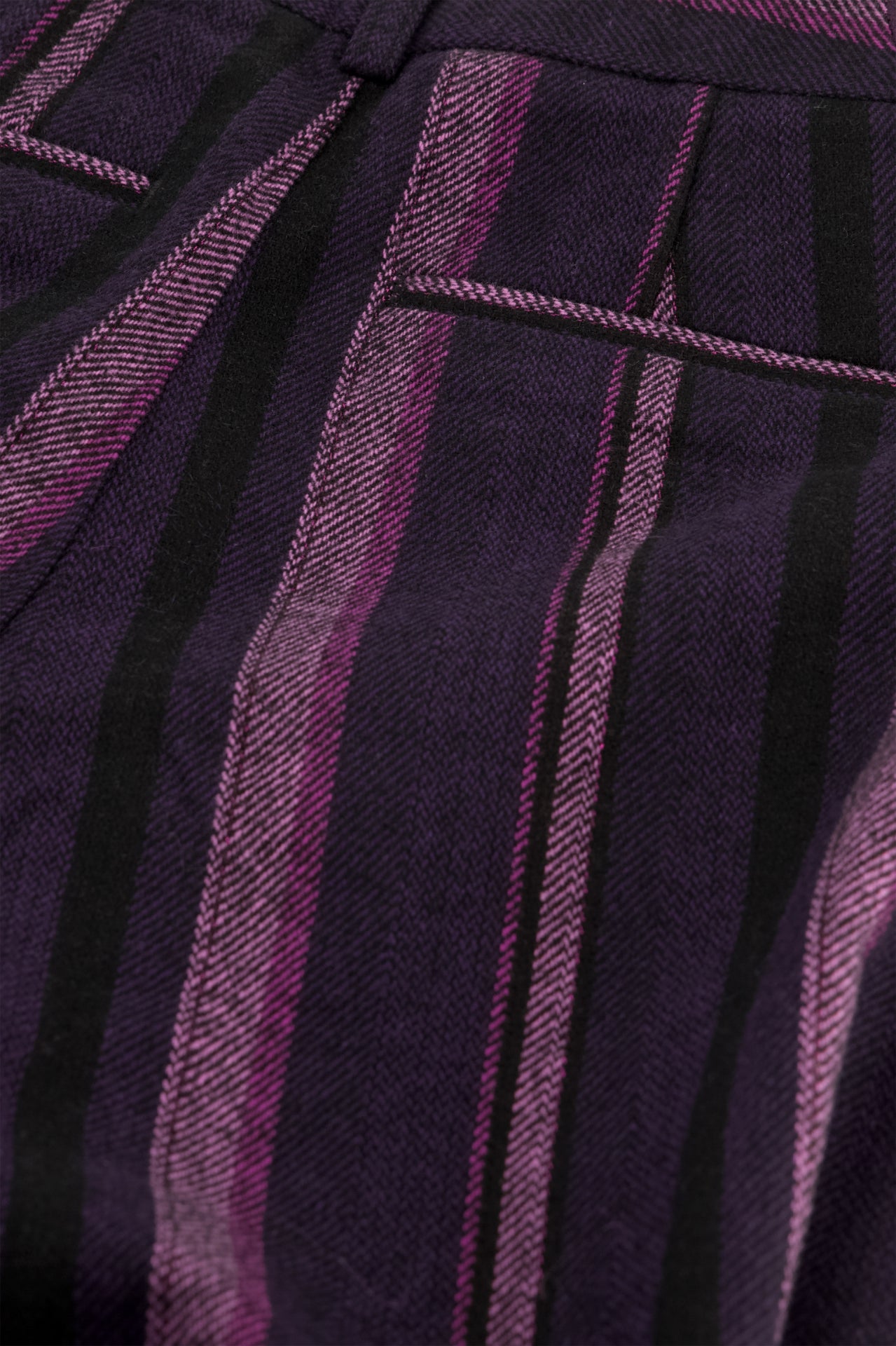 Remi Trousers | Eggplant/Multi