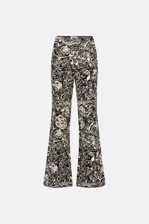 Puck Trousers | Black/Warm White