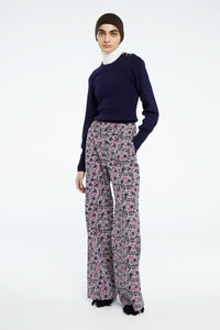Puck Trousers | Warm White/Antra