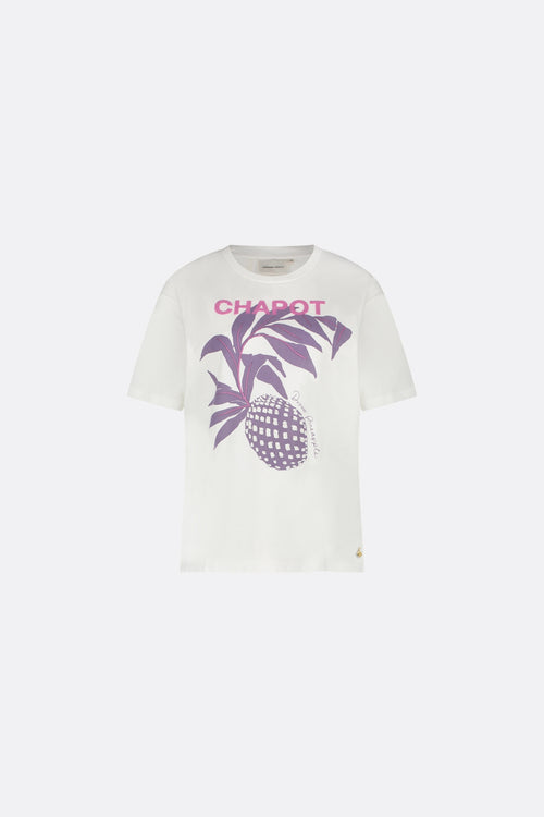 Bernard Pine T-Shirt | Cream White