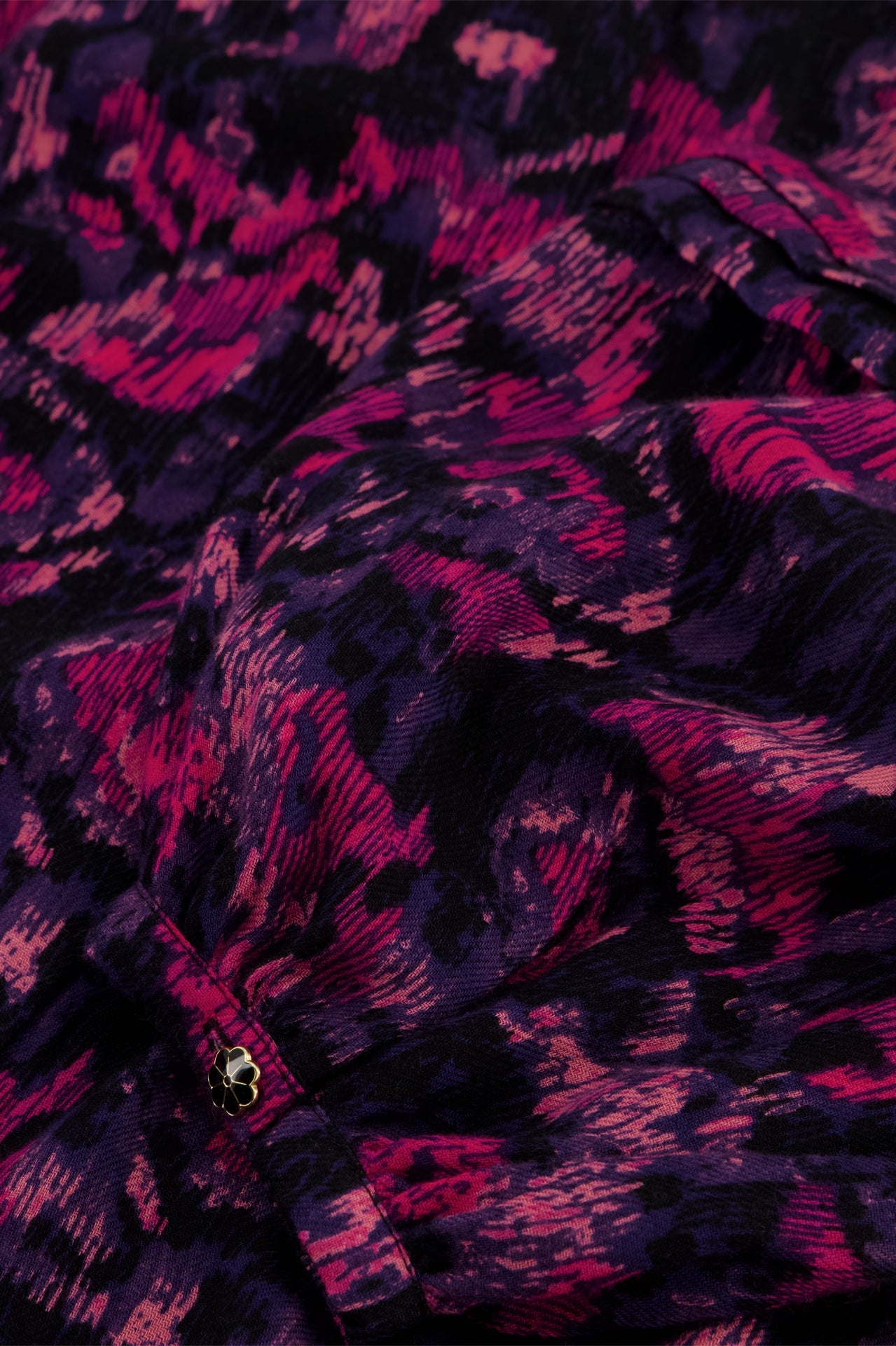 Hollie Blouse | Black/Dirty Pink