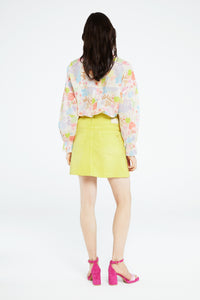 Lexi Blouse | Cream White/Pink Pap