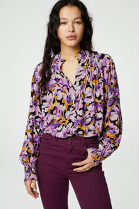 Lucky Blouse | Cookie Caramel/Grape