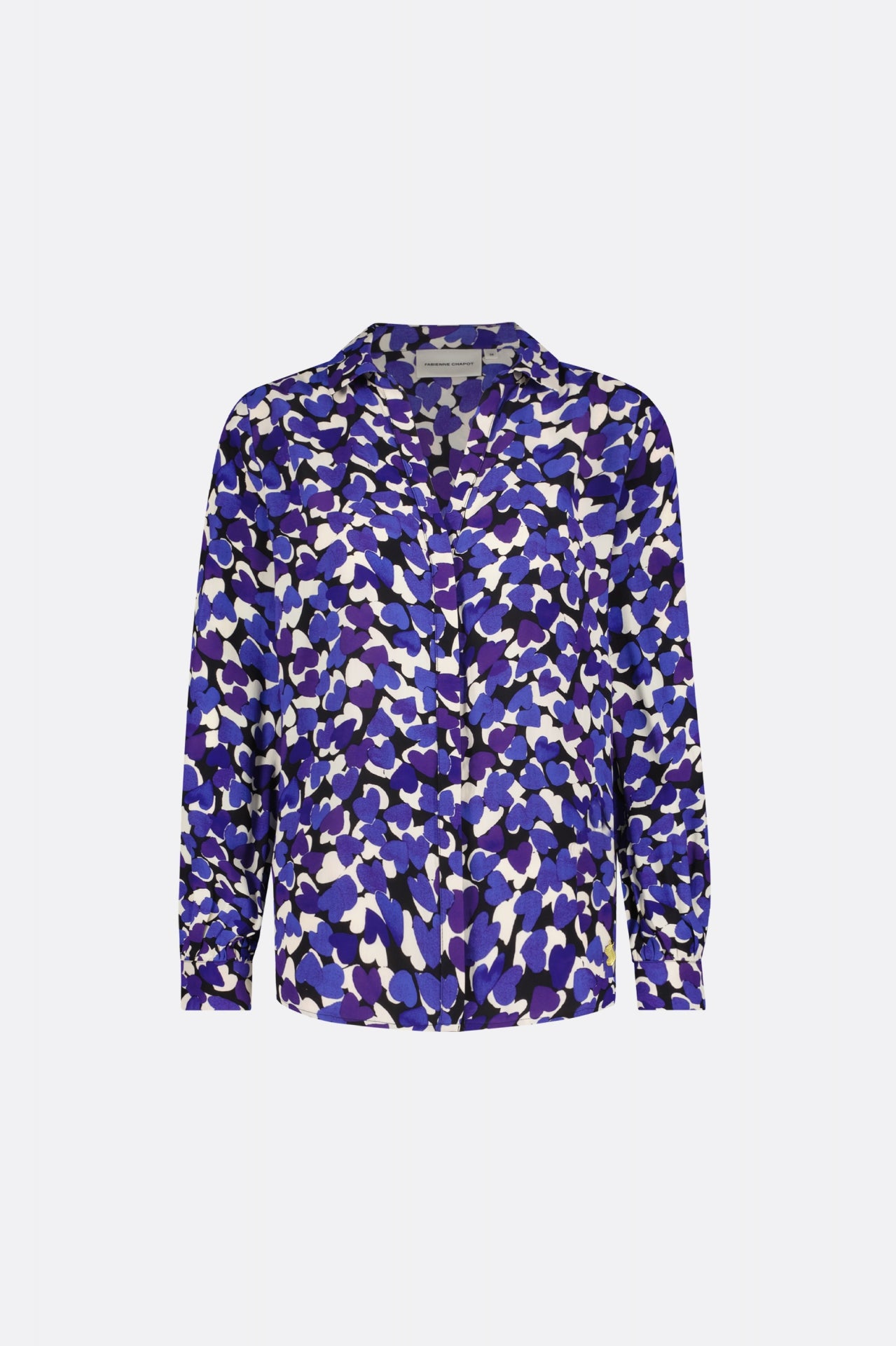 Liv Blouse | Black/Poppy Purple