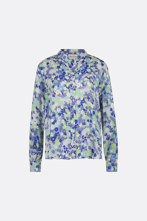 Lot Blouse | Riad Blue/Acapulco G