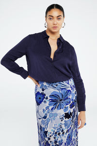 Lot Blouse | Navy