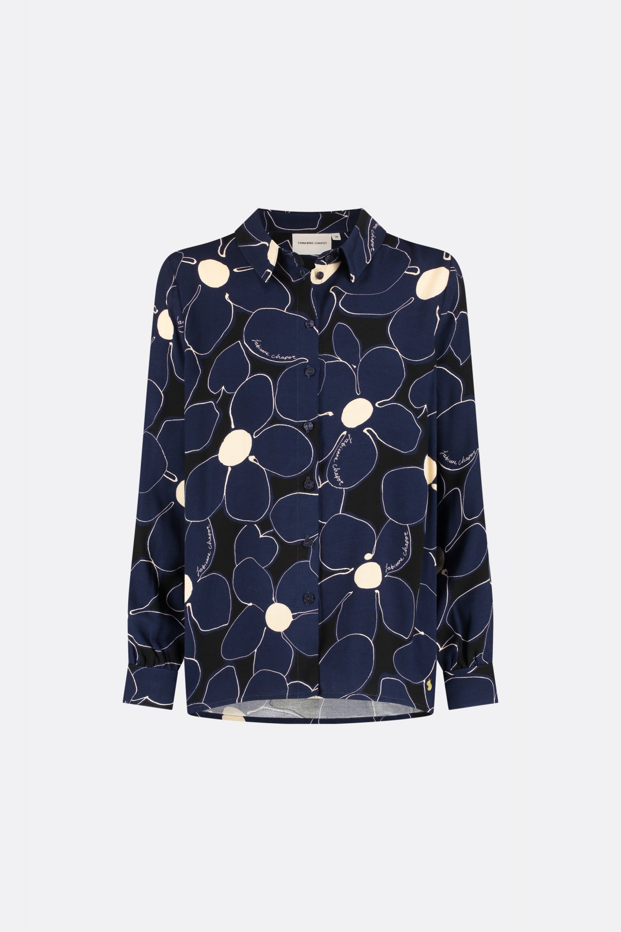 Lot Blouse | Navy/Black