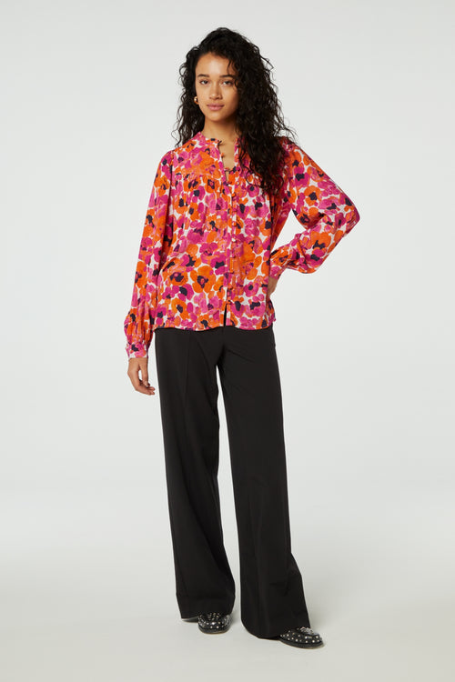 Resa Blouse | Pink Candy/Mandarin