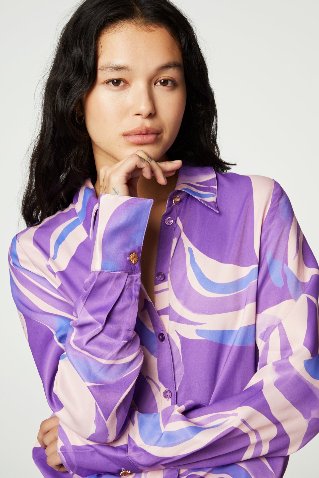 Salma Blouse | Purple Rave/Cornflow