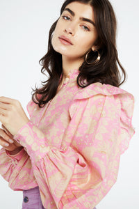 Philo Blouse | Pink Candy/Sandy Bea