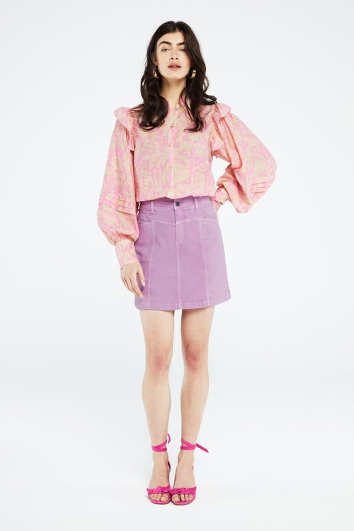 Philo Blouse | Pink Candy/Sandy Bea
