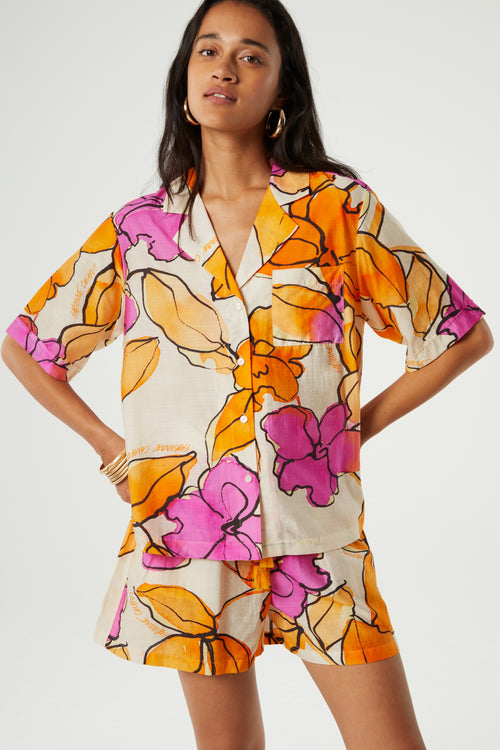Brock Blouse | Mimosa/Cassis