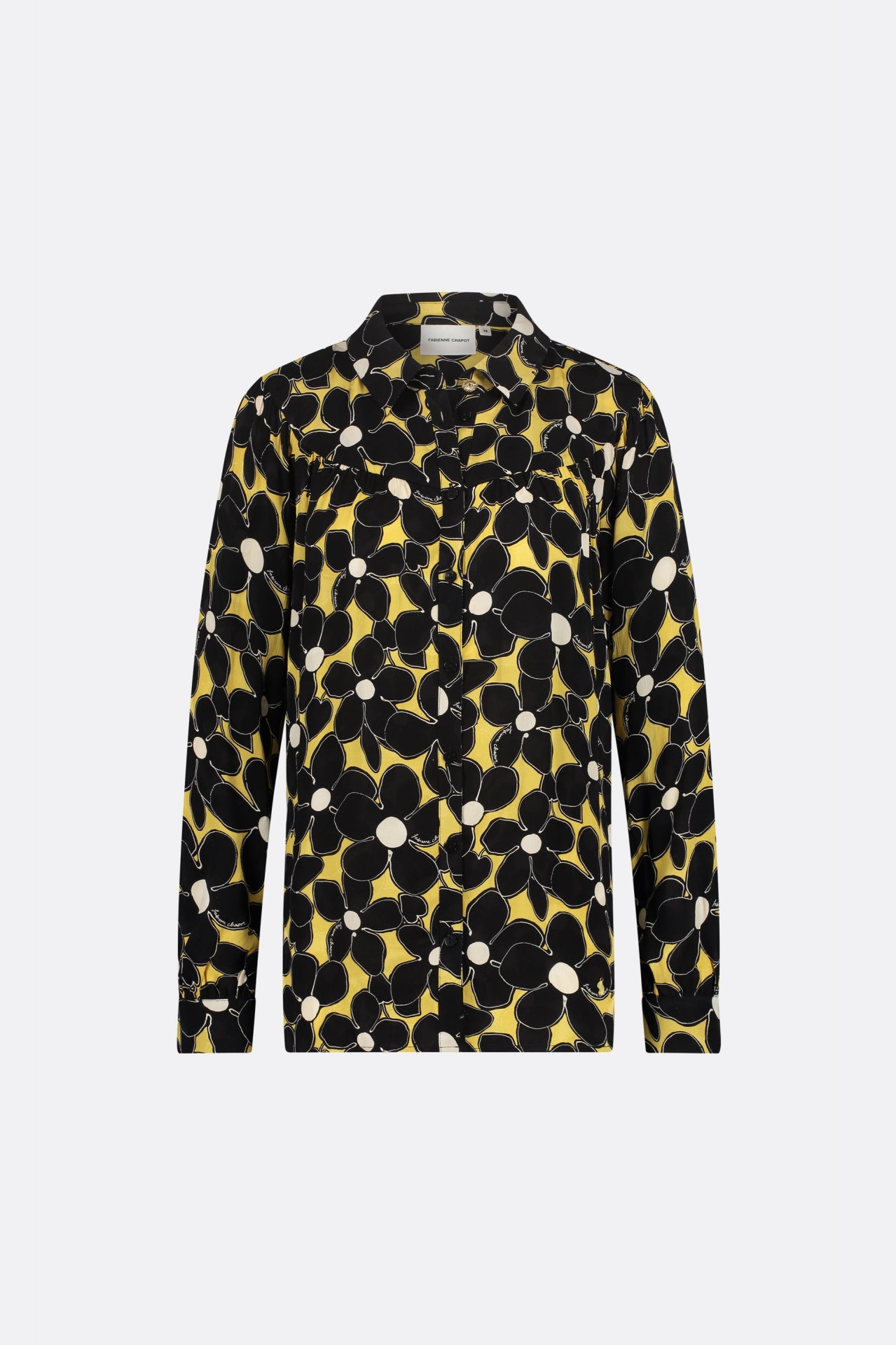 Nina blouse | Dijon Yellow/Black
