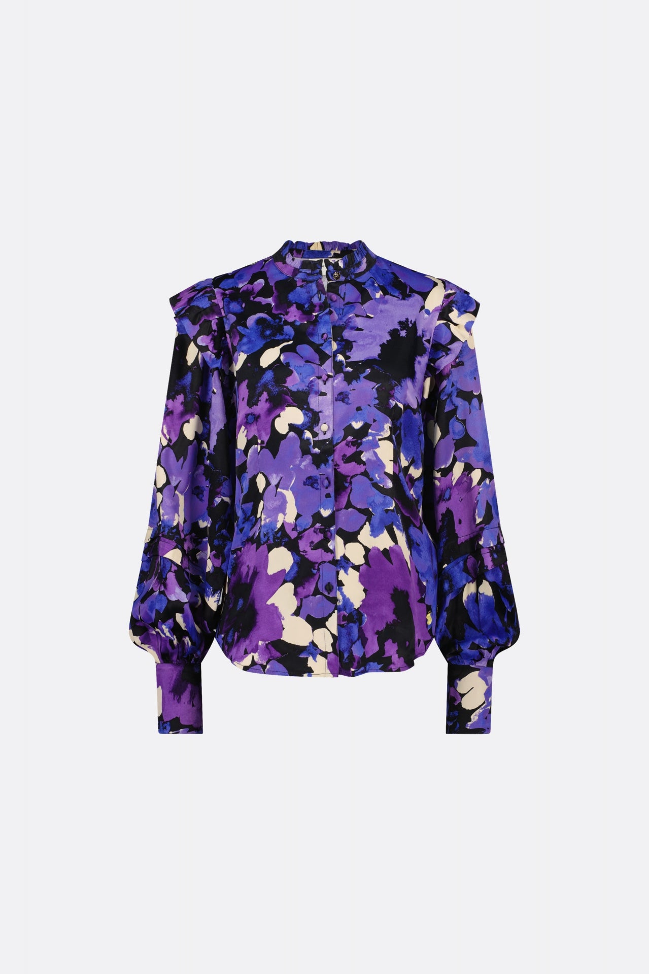 Philo Blouse | Black/Bluemsbury