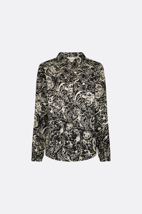 Sunrise Blouse | Black/Warm White